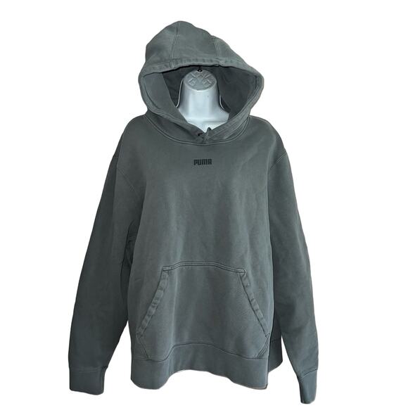 Puma Gray Hoodie Sweatshirt Men’s XXL NEW - Picture 1 of 8